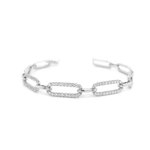 18K White Gold Diamond Bracelet
