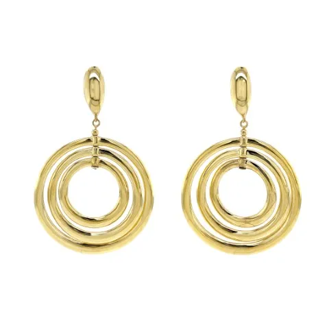 18K Yellow Gold Earrings