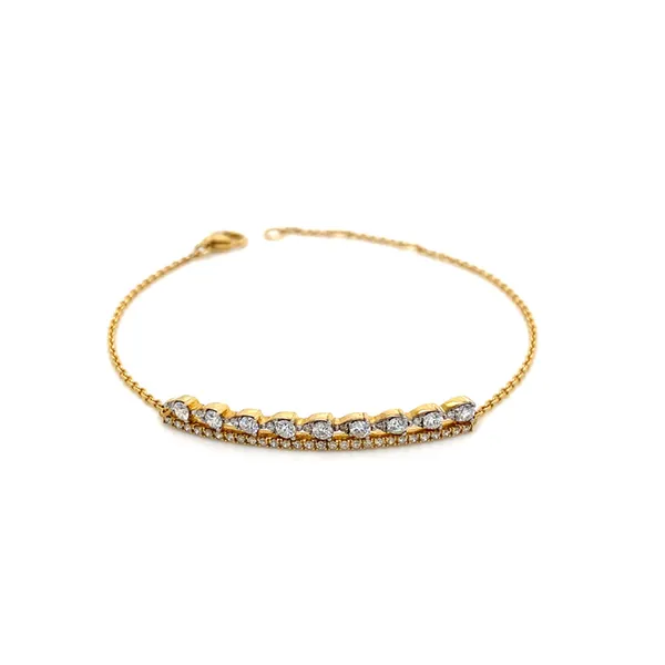 18K Yellow Gold Diamond Bracelet
