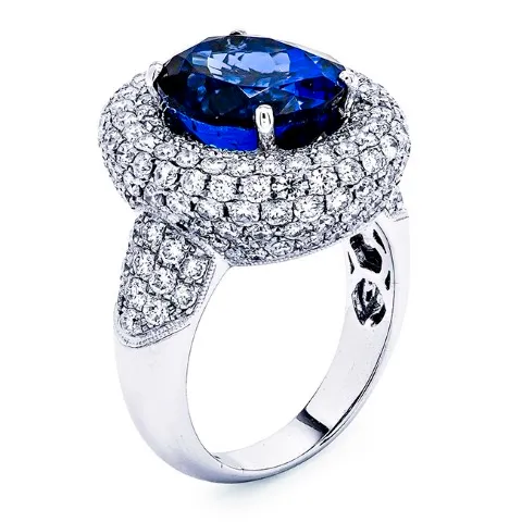 18K White Gold Tanzanite Ring