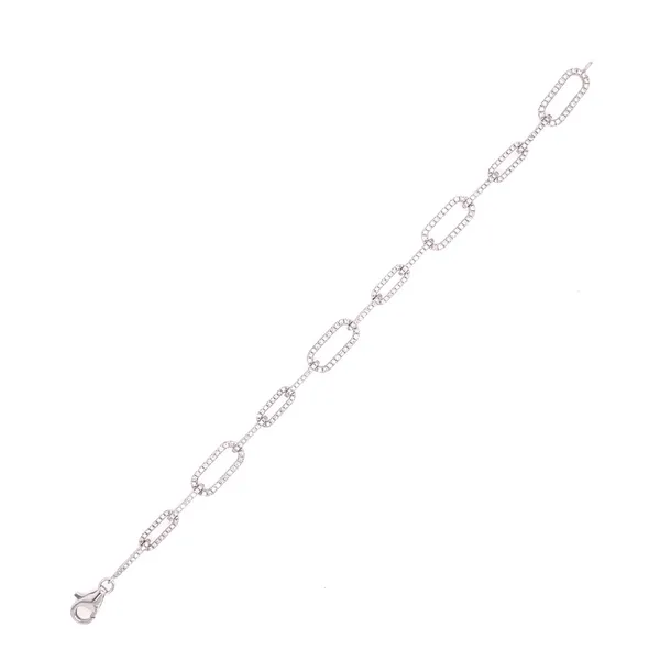18K White Gold Diamond Bracelet
