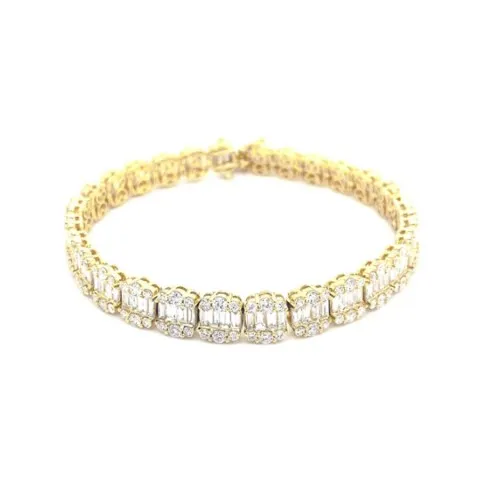 18K Yellow Gold Diamond Bracelet