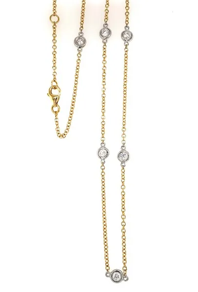 18K Two-Tone Gold Necklace
