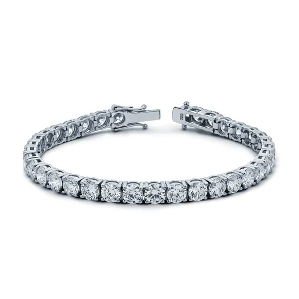 18K White Gold Tennis Bracelet