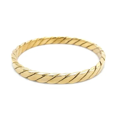 18K Yellow Gold Bangle