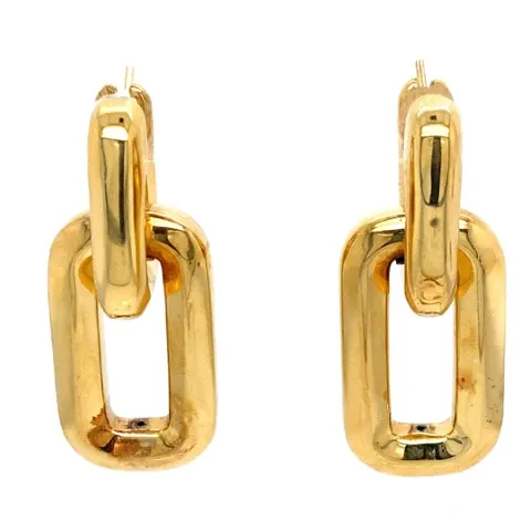 18K Yellow Gold Earrings