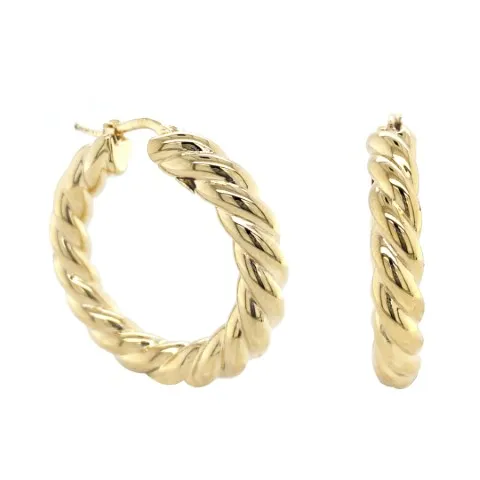 18K Yellow Gold Earrings