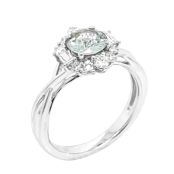18K White Gold Diamond Ring