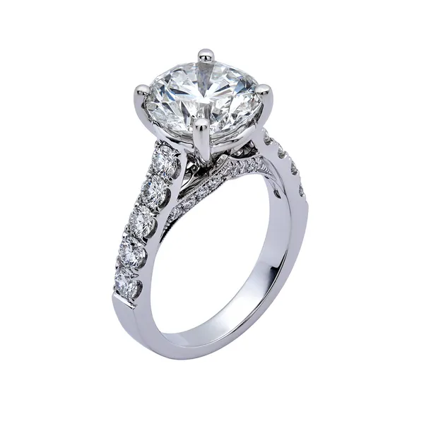 18K White Gold Diamond Ring