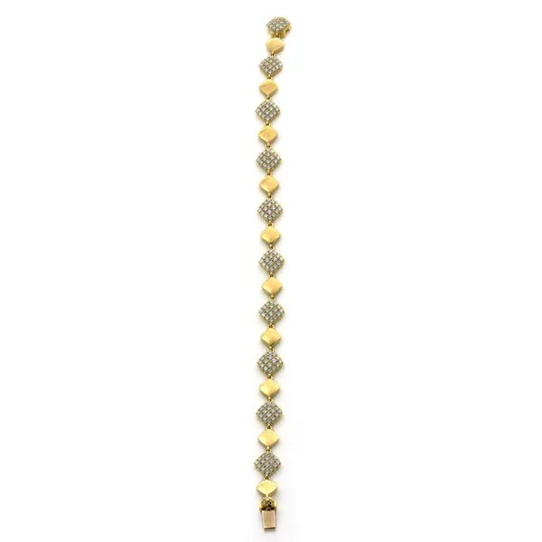 18K Yellow Gold Diamond Bracelet