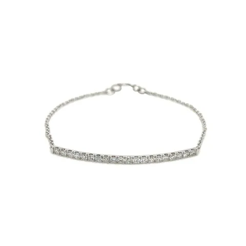 18K White Gold Diamond Bracelet