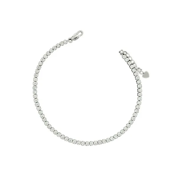 18K White Gold Diamond Tennis Bracelet