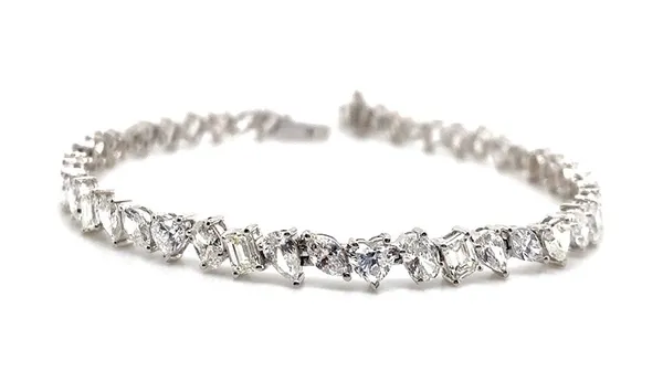 18K White Gold Diamond Bracelet