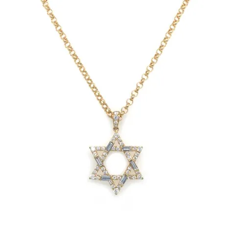 18K Yellow Gold Diamond Necklace