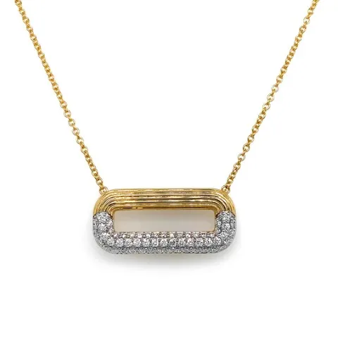 18K Two-Tone Gold Necklace