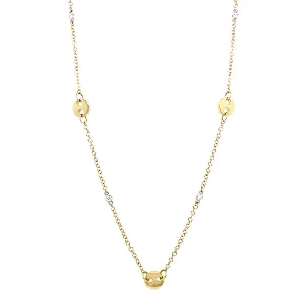 18K Two-Tone Gold Necklace