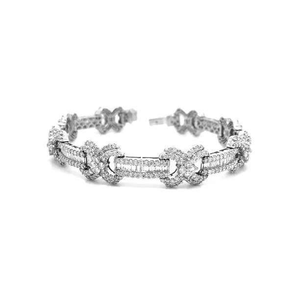18K White Gold Diamond Bracelet