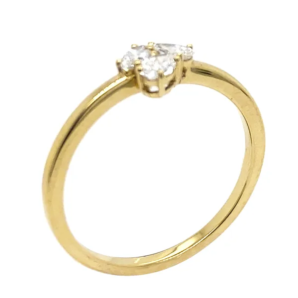 18K Yellow Gold Diamond Band