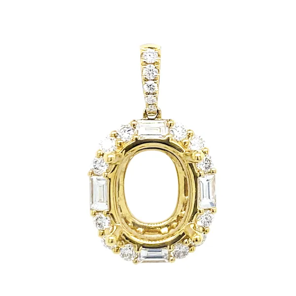 18K Yellow Gold Tanzanite Pendant