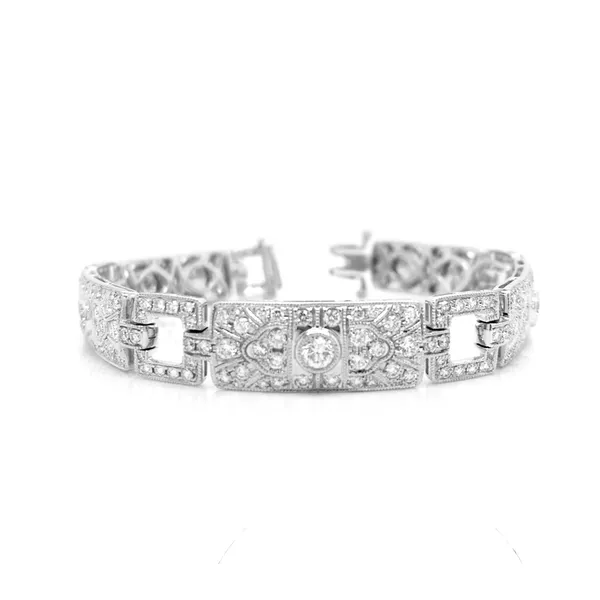 18K White Gold Diamond Bracelet