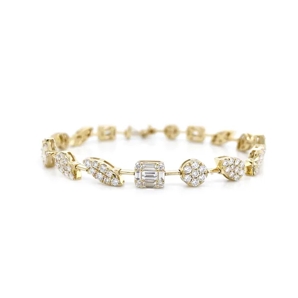 18K Yellow Gold Diamond Bracelet
