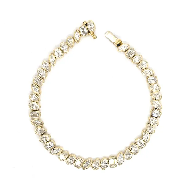18K Yellow Gold Diamond Bracelet