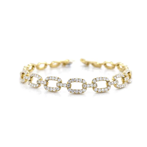 18K Yellow Gold Diamond Bracelet