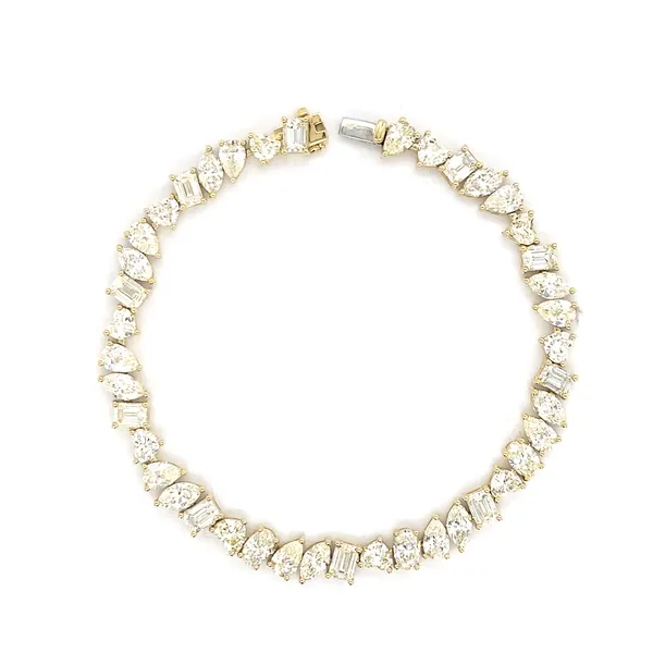 18K Yellow Gold Diamond Bracelet
