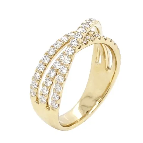 18K Yellow Gold Diamond Band
