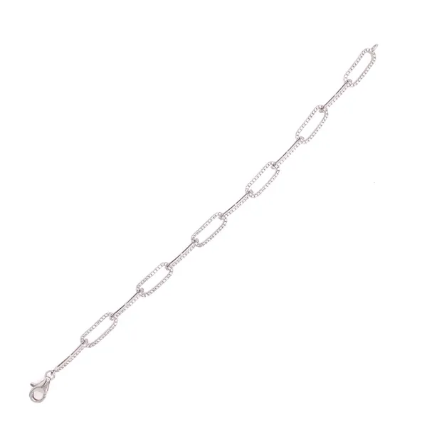 18K White Gold Diamond Bracelet