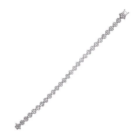 18K White Gold Diamond Bracelet
