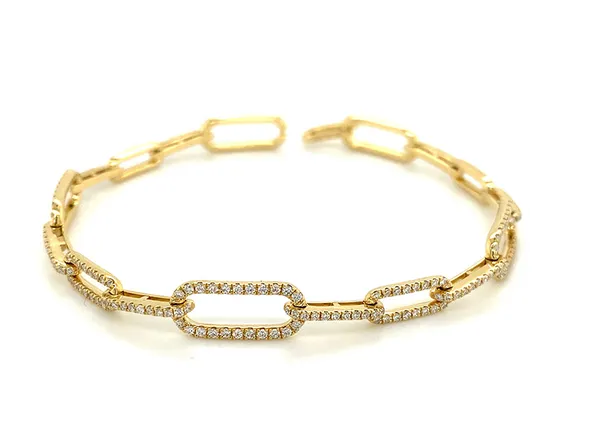 18K Yellow Gold Diamond Bracelet