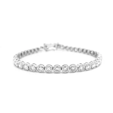 18K White Gold Bracelet