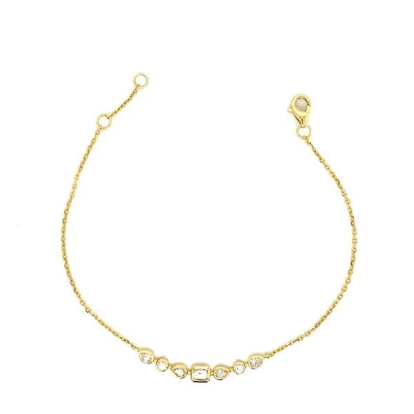 18K Yellow Gold Diamond Bracelet