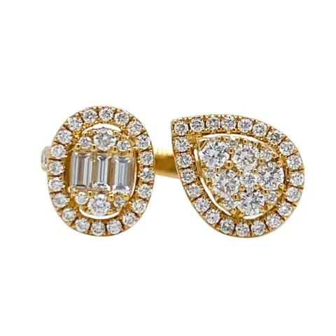 18K Yellow Gold Diamond Band