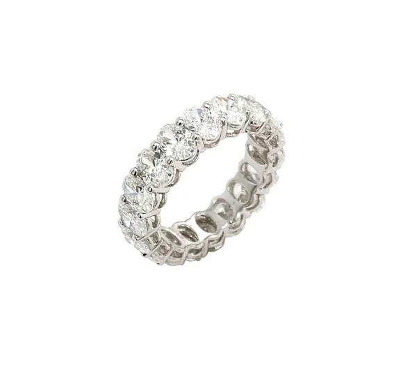 18K White Gold Diamond Eternity Band