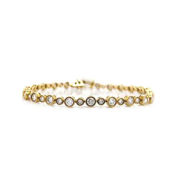 18K Yellow Gold Diamond Bracelet